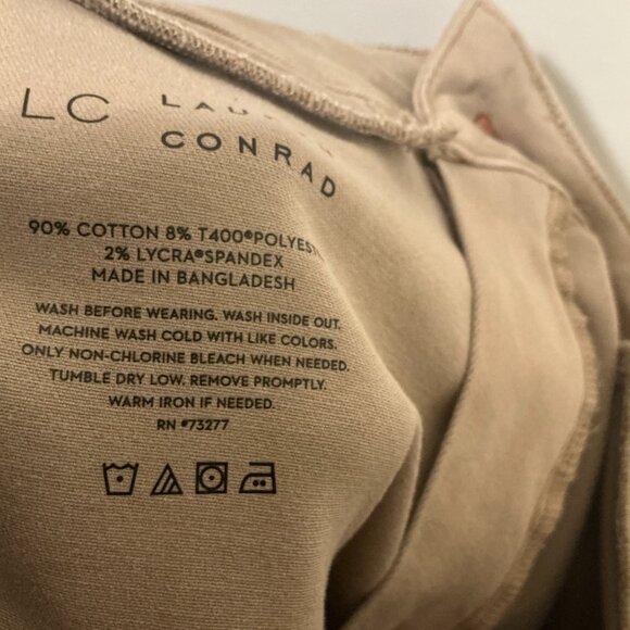 LC Lauren Conrad Womens Size 10 Beige Super High Rise Wide Leg Jean NEW NWT - Picture 4 of 4
